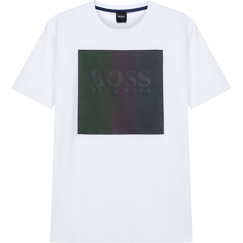HUGO BOSS 雨果博斯 男士 棉质圆领短袖T恤 50447462