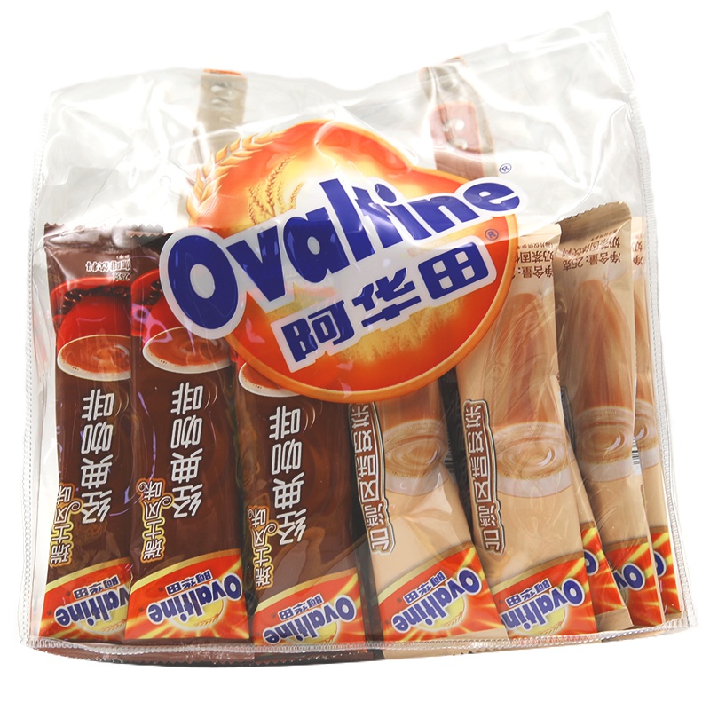 阿华田缤纷装冲饮 办公室速溶冲调饮品奶茶咖啡组合装 750g(奶茶25g*15咖啡25g*15)