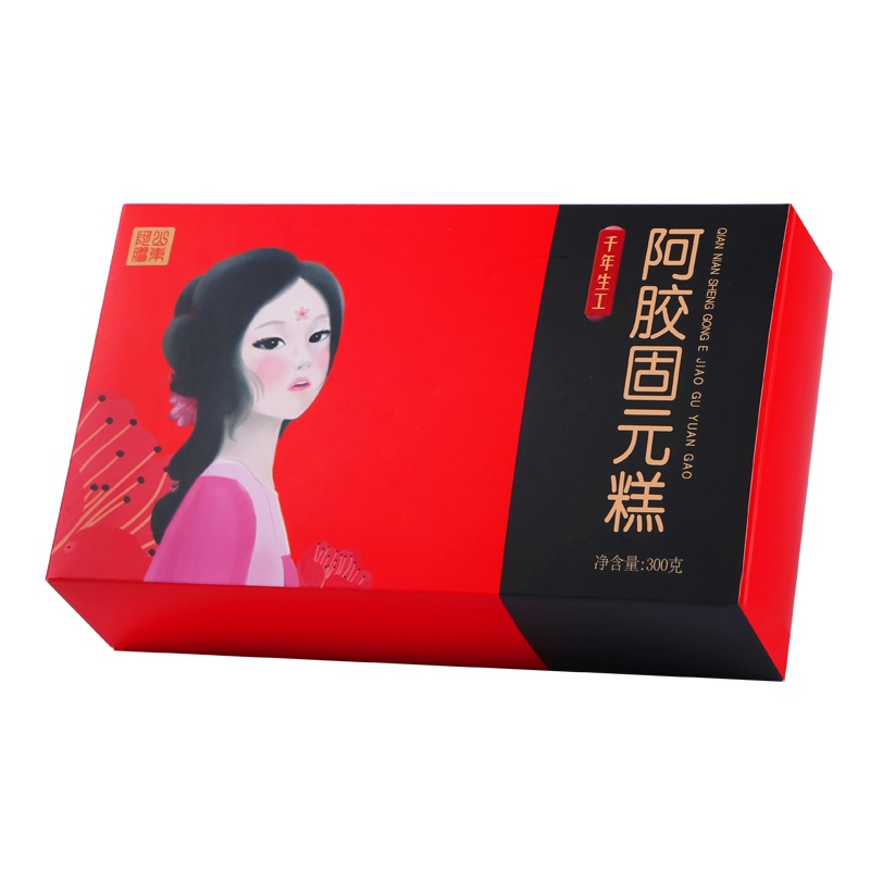 千年生工 300g/盒山东正品东阿驴皮阿胶固元糕女士型