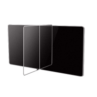 苏宁宜品竹小白1300*700*500*4mm厚4人位亚克力隔板防飞沫