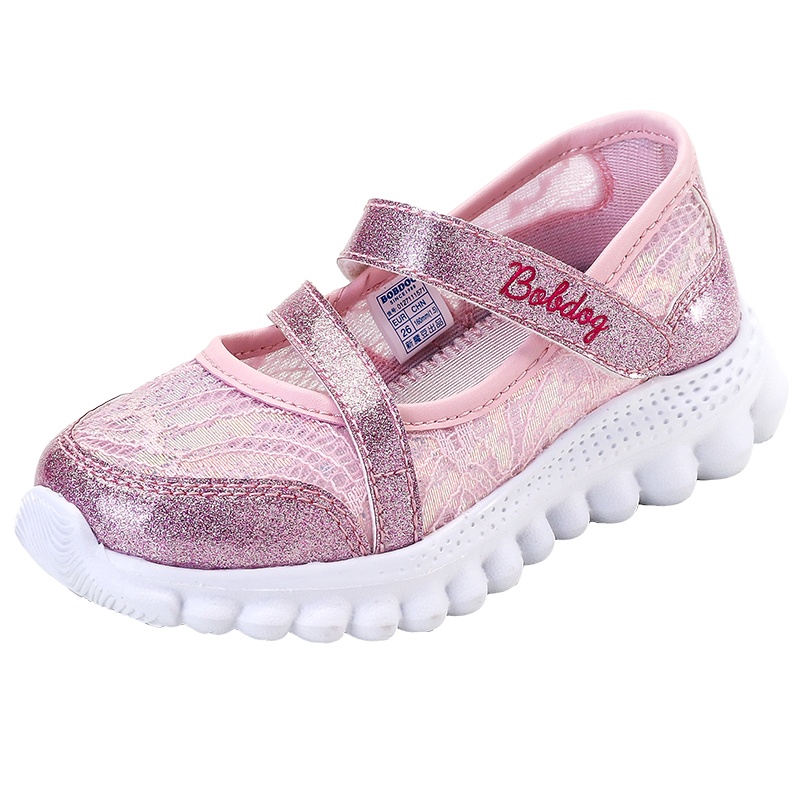 巴布豆童鞋2020新款女童公主鞋玛丽珍儿童平底鞋浅口小童休闲鞋子