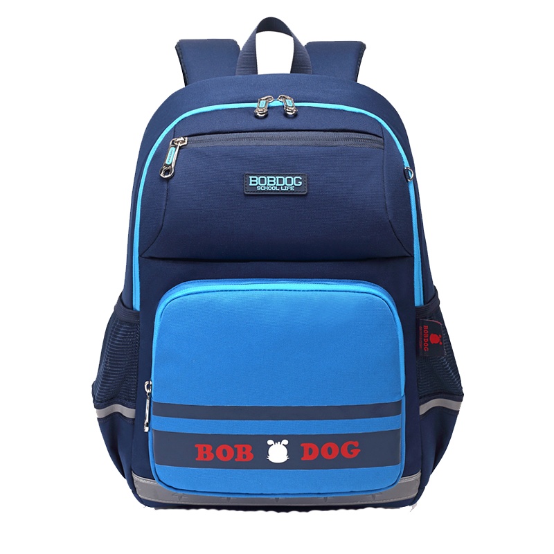 巴布豆BoBdog 健康护脊小学生书包90316#字母图款男包