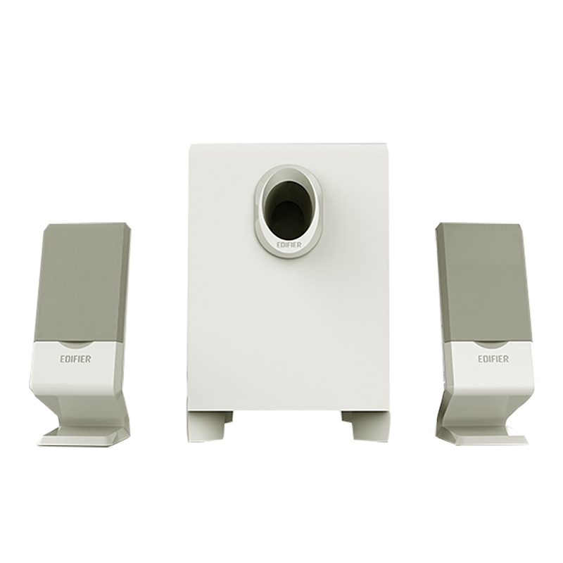 Edifier/漫步者 R101V 笔记本音箱家用台式2.1声道迷你小音响重低音炮 白色