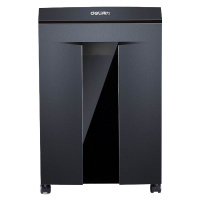 得力9959碎纸机(深灰)大功率纸张文件粉碎机商用便携废纸廉碎机 办公设备