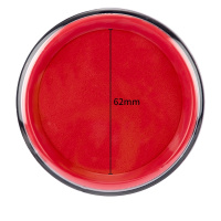 得力 φ80mm圆形财务快干印台印泥 清晰印记 办公用品 红色 5只装 9863ES
