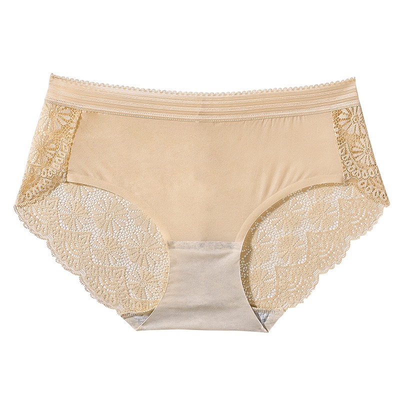 俞兆林性感内裤女无痕3条装纯棉裆春夏季薄款透气蕾丝少女生学院风2020新款三角底裤