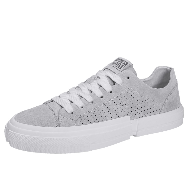 木林森男鞋基础款板鞋男士休闲鞋厚底百搭鞋子男潮鞋