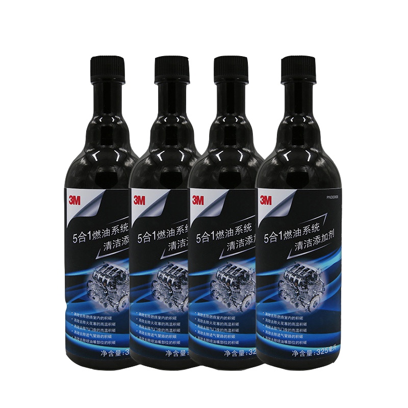 3M燃油宝汽油添加剂汽车除积碳清洗剂燃油添加剂大容量4瓶装新品 325ml/瓶