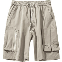 No1dara2019夏季新款休闲短裤男韩版潮牌百搭宽松直筒工装五分裤