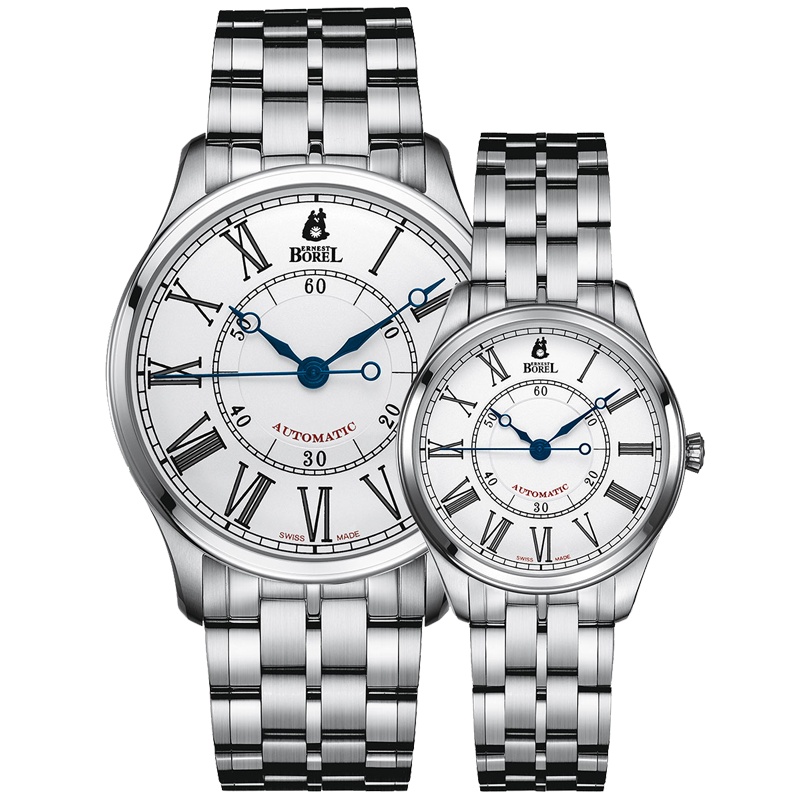 瑞士依波路 复古系列经典罗马时符小资百搭钢带自动机械情侣手表男士手表女士手表