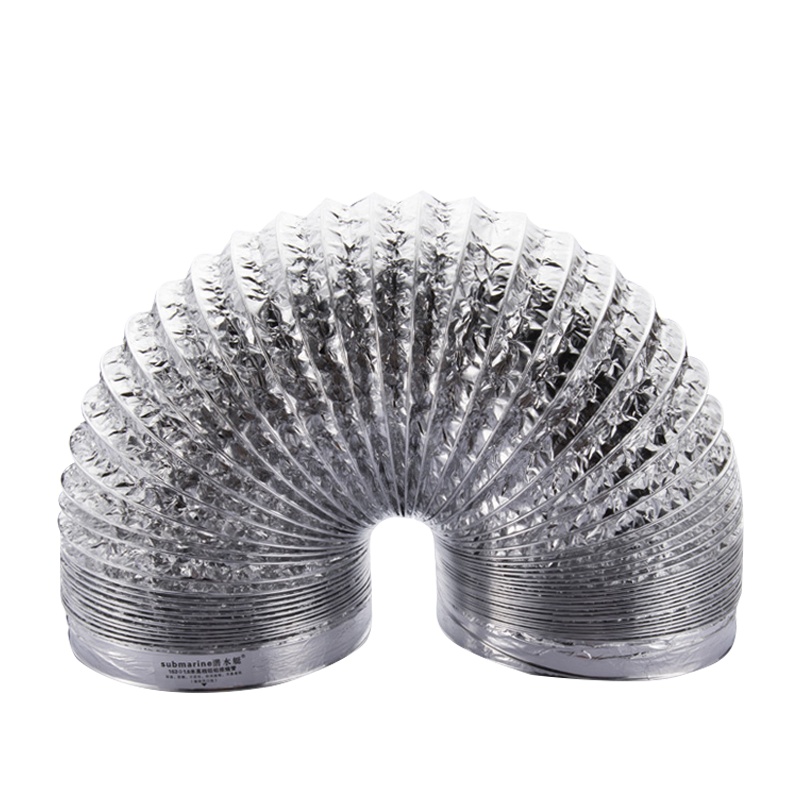 潜水艇加厚铝箔烟管抽油烟机排烟管厨房专用出风口配件止逆阀油烟道排风管2M