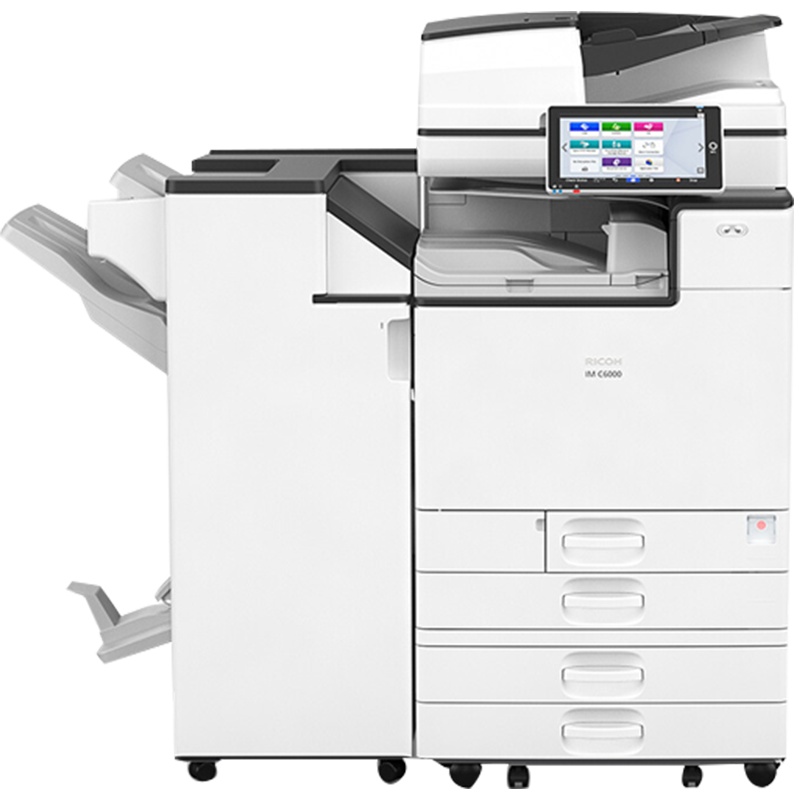 理光(Ricoh)IM C6000 A3彩色多功能数码复合机(主机+送稿器+四纸盒+2000页小册子装订器)