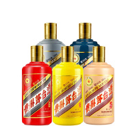 茅台 贵州茅台酒 生肖收藏纪念酒 53度 马年+羊年+猴年+鸡年+狗年(500ml*5瓶)酱香型白酒)