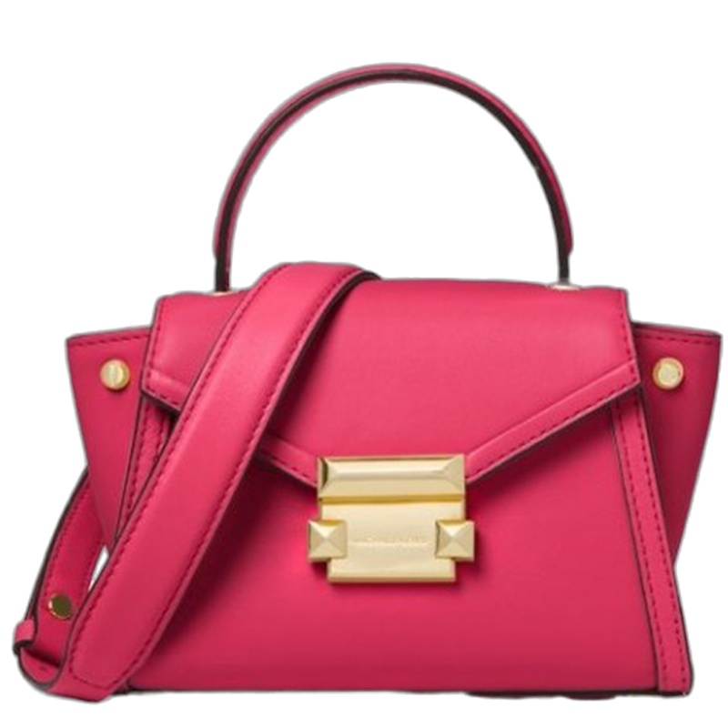 [直营]迈克·科尔斯(MICHAEL KORS) 女士Whitney系列迷你 搭扣 软 牛皮时尚手提单肩包 mk 女包