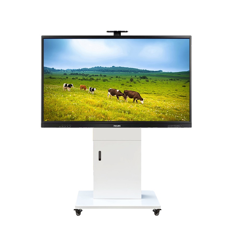 鸿合(HiteVision)ICB-X8视频会议系统电子白板教学一体机双系统交互触摸75英寸无线智能平板(含移动支架)