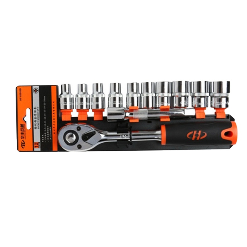 华丰巨箭12件套12.5MM铬钒钢套装HF-89609B