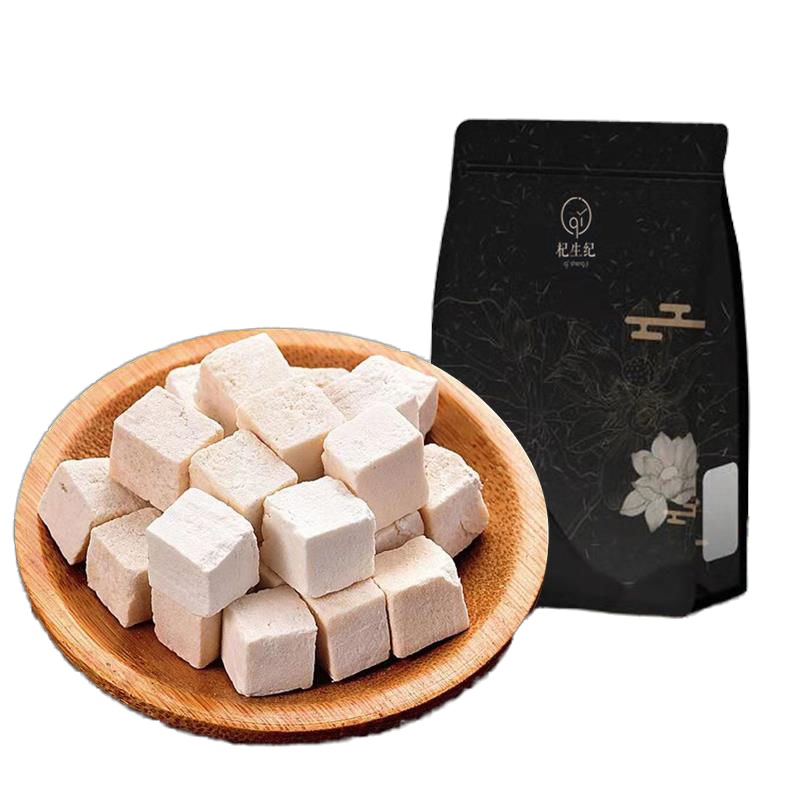 特级茯苓块500g 云南野生白茯苓块无硫粉新鲜土苻材非膏芡实伏苓丁500g/250g