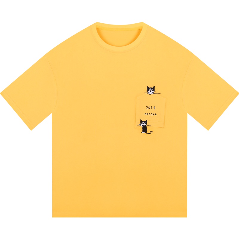 cec短袖纯棉女ins洋气宽松女生T恤港味风2019夏装新款色上衣潮