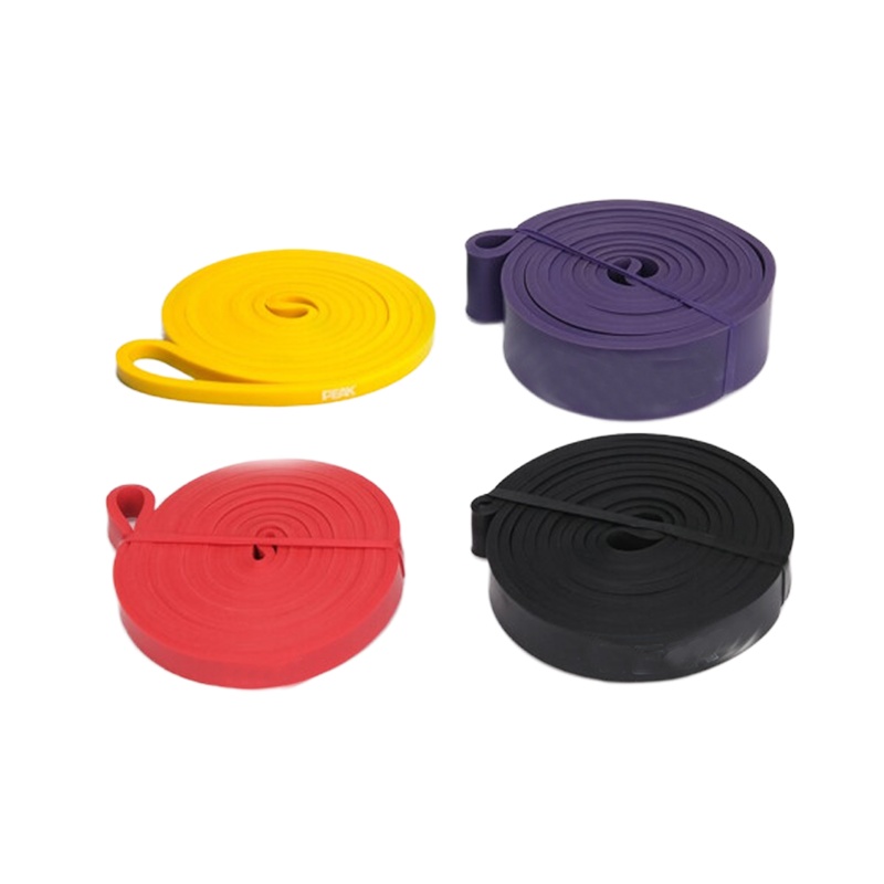 弹力带健身运动弹力绳 乳胶阻力带田径拉力带引体向上深蹲健身弹力绳四套装(4.5、15、25、35kg各一条)