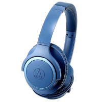 铁三角ATH-SR30BT无线蓝牙耳机头戴式八重樱崩坏三3联动款 蓝色