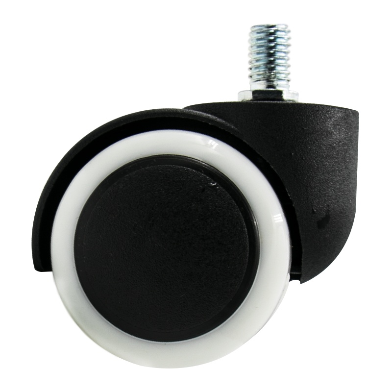 海斯迪克 gnjz-100 万向轮转椅轮子 滚轮轱辘通用办公电脑椅子 家具脚轮电脑椅滚轮2寸 螺纹款4个