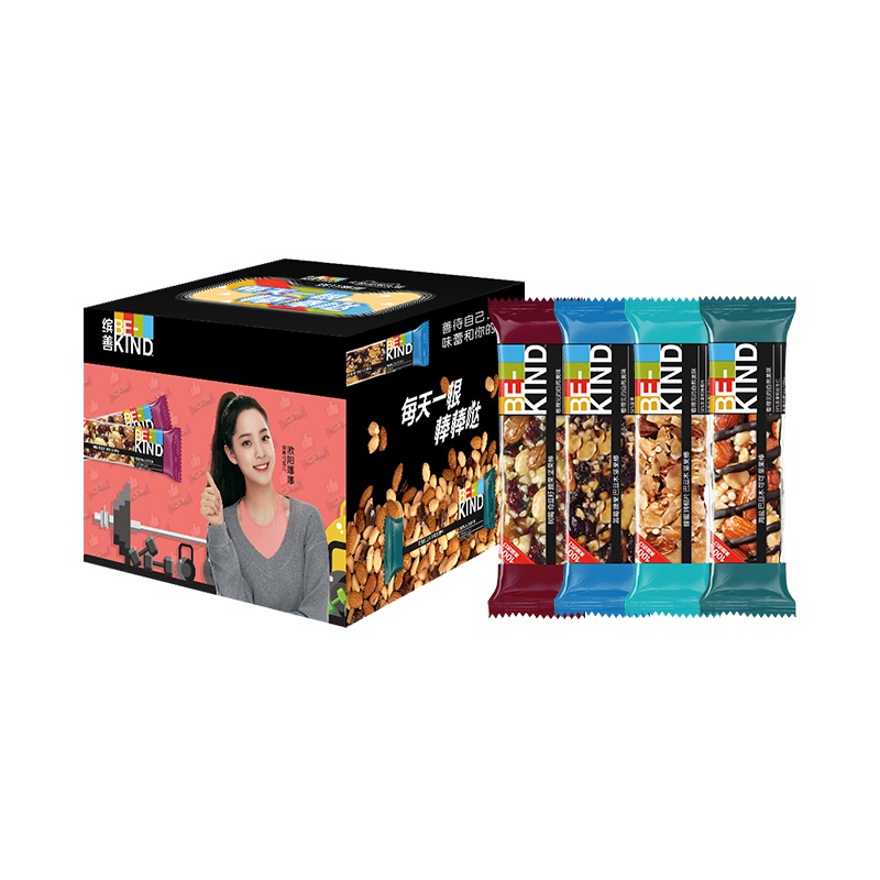 BE-KIND缤善欧阳娜娜定制礼盒40g*16 进口网红休闲健康办公室健身代餐零食食品