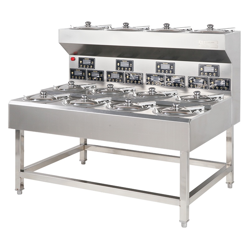 飞天鼠(FTIANSHU) 煲仔饭机商用全自动智能数码外卖电煲仔炉瓦煲砂煲锡纸 12头双层三排