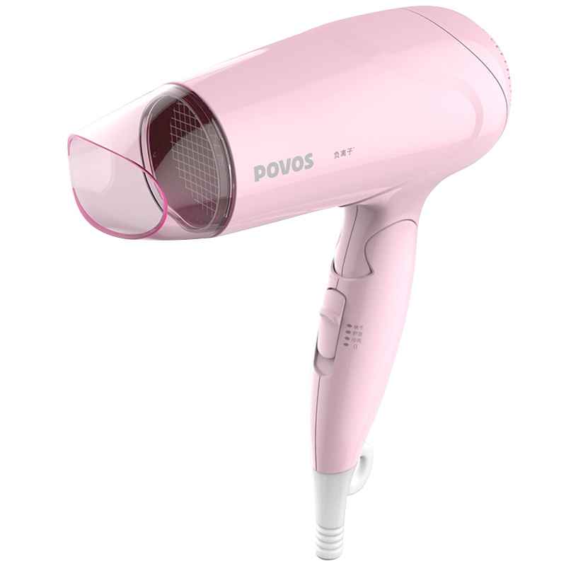 奔腾(POVOS)便携式电吹风 PH3816I 3档吹风模式 负离子护发 过热保护 1600W大功率