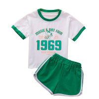 SNOOPY史努比男童夏季套装帅气潮装儿童夏装女短袖T恤纯棉短裤高档童装L028TZ