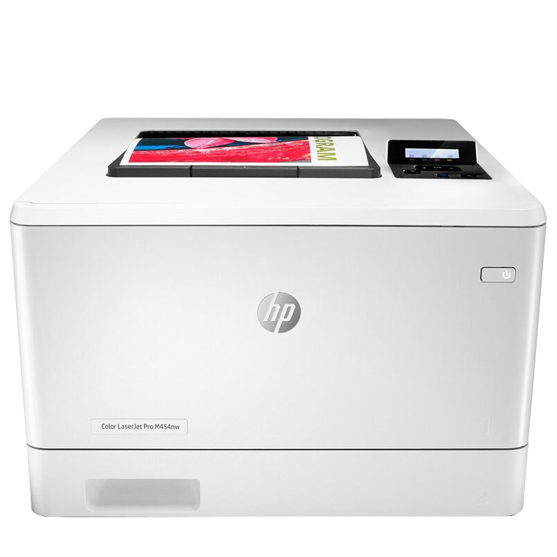 惠普(HP)M454DN彩色激光打印机惠普打印机自动双面打印机家用打印机彩色打印机惠普居家办公激光打印机有线网络打印机彩色打印机激光打印机家用学生作业打印机替代452dn 套餐一