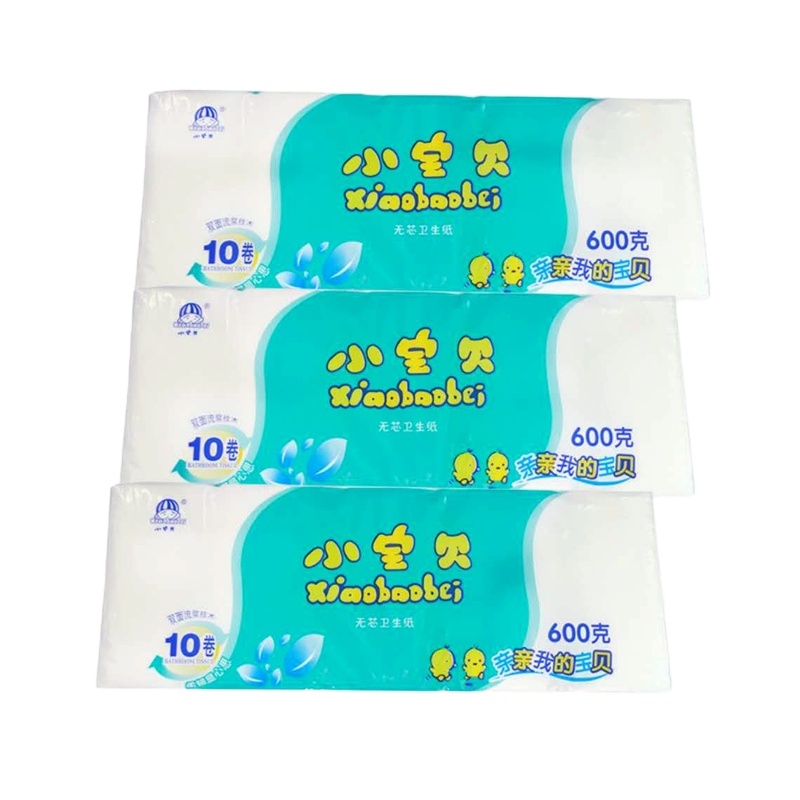 小宝贝(XIAOBAOBEI)2634无芯卫生纸600g(10卷)