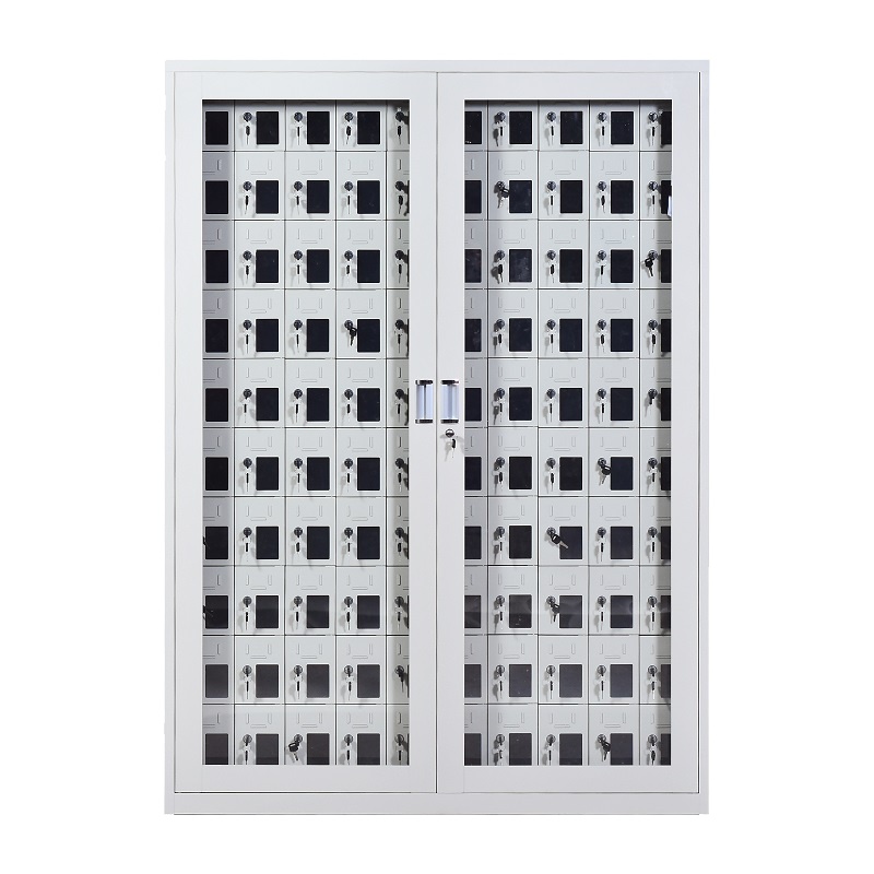 臻远手机柜存放柜可定制保管收纳柜 一百门手机存放柜