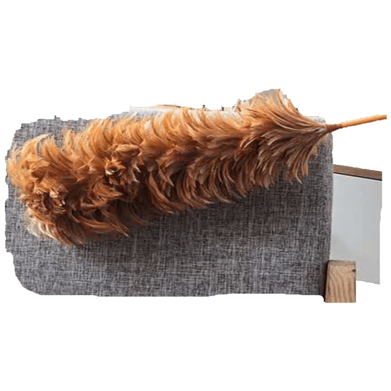 除尘 加厚密汽车真鸡毛掸子家用可伸缩不掉毛清洁掸