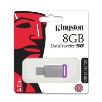 金士顿(Kingston)DT50 16G/32G/64G/128G高速USB3.1金属迷你车载U盘