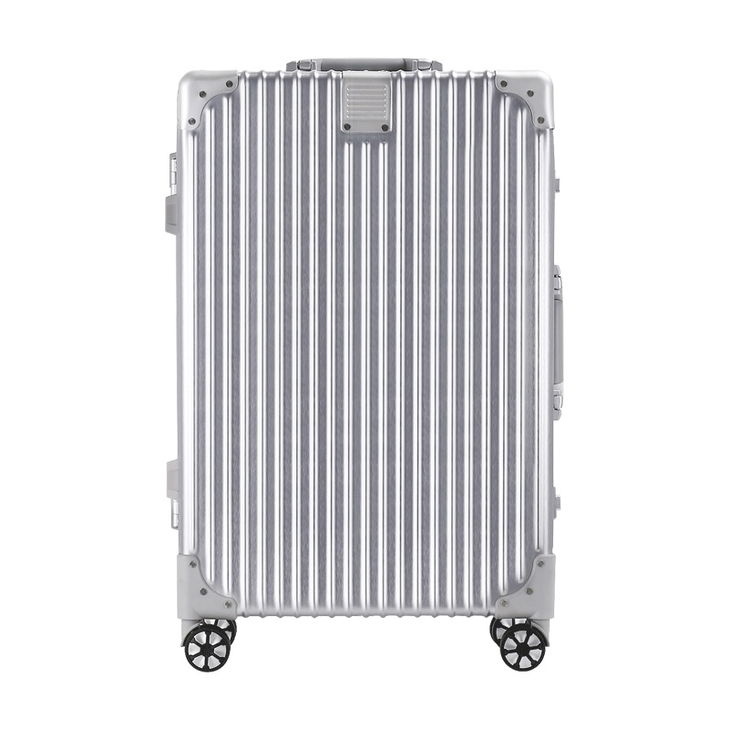 ELLE HOMME2019年新款时尚铝框箱防撞直包角防刮耐磨旅行箱男女通用EH8019 22寸