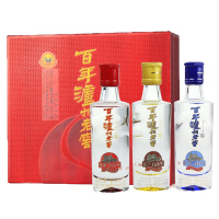 52度 百年泸州老窖 窖龄酒30年60年90年小酒50ml*3瓶礼盒装