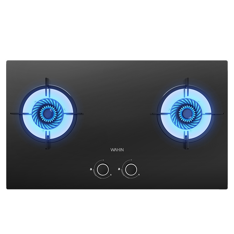 美的出品WAHIN华凌燃气灶JZT-HQ5 家用大火力燃气灶 4.2KW大火力一级能效灶具 天然气灶具