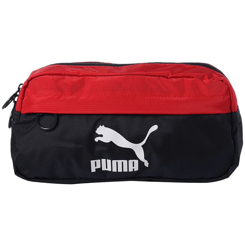 PUMA彪马男包女包休闲包腰包运动包076071. 07607103粗呢蓝+鲜红色