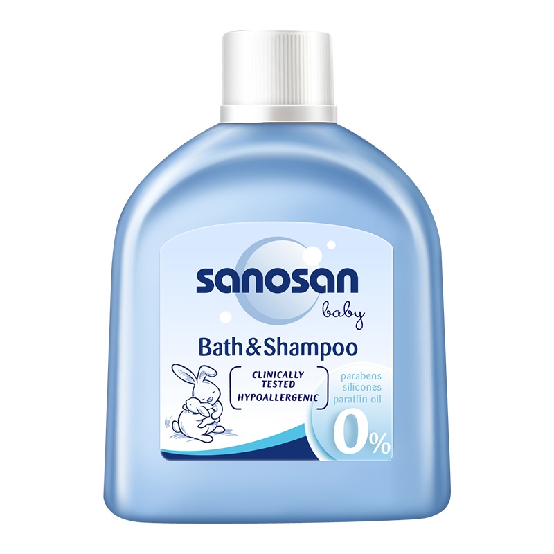 哈罗闪婴幼儿洁润洗发沐浴露二合一净护洗发沐浴露50ml*2瓶