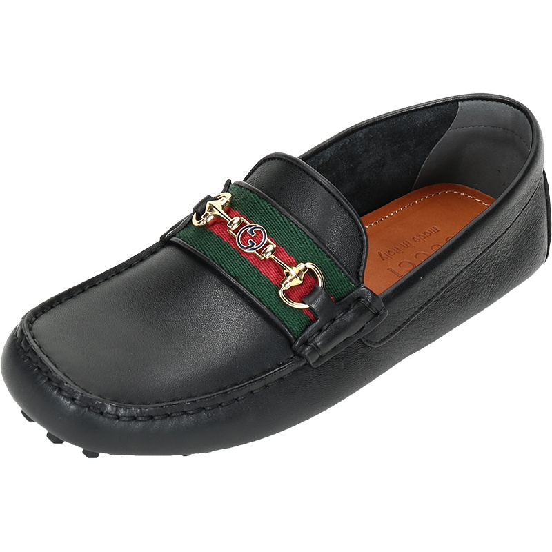 GUCCI 古驰 男士 牛皮驾车鞋乐福鞋皮鞋 624698 1XH10