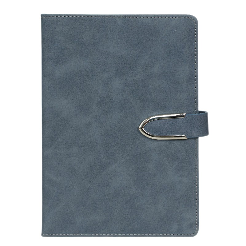 优必利 笔记本带扣皮面A5笔记本/记事本 定制商务会议本日记本简约 可印刷订做LOGO 25-06A