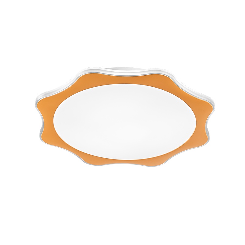 美的led吸顶灯简约现代儿童房灯创意个性卧室灯温馨浪漫灯具灯饰