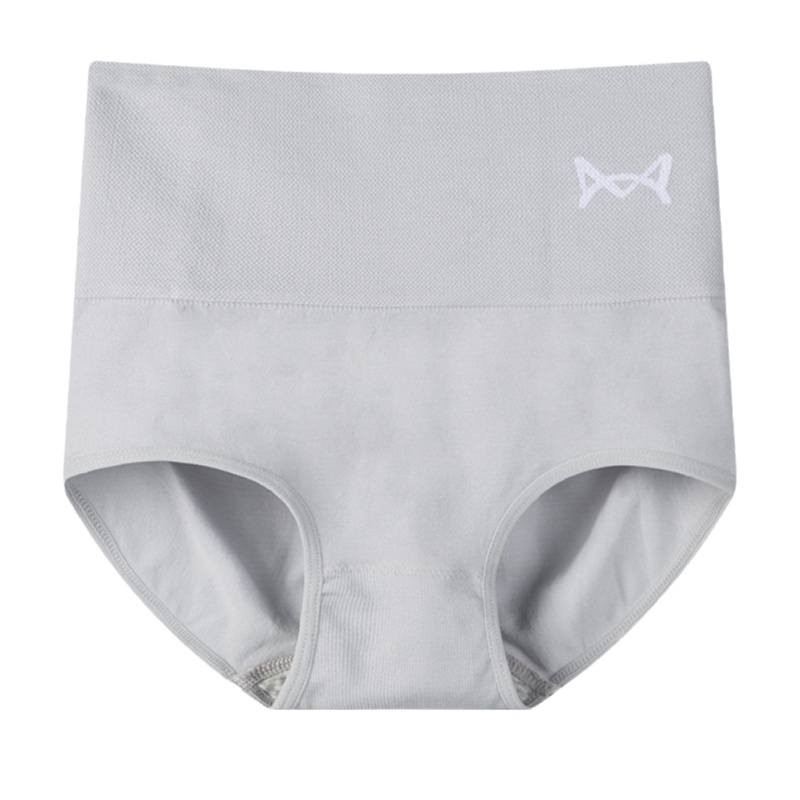 猫人女士无痕高腰美体高弹内裤新款舒适三角裤女式三条装