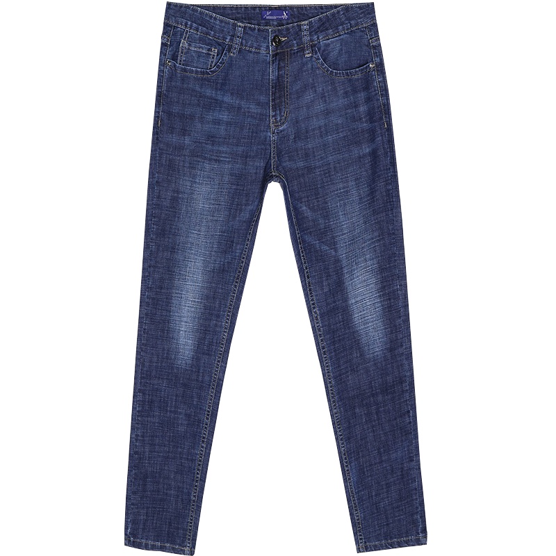 袋鼠(DAISHU) 2019夏季新品 薄款舒适棉弹商务休闲牛仔裤 KC2259813G50