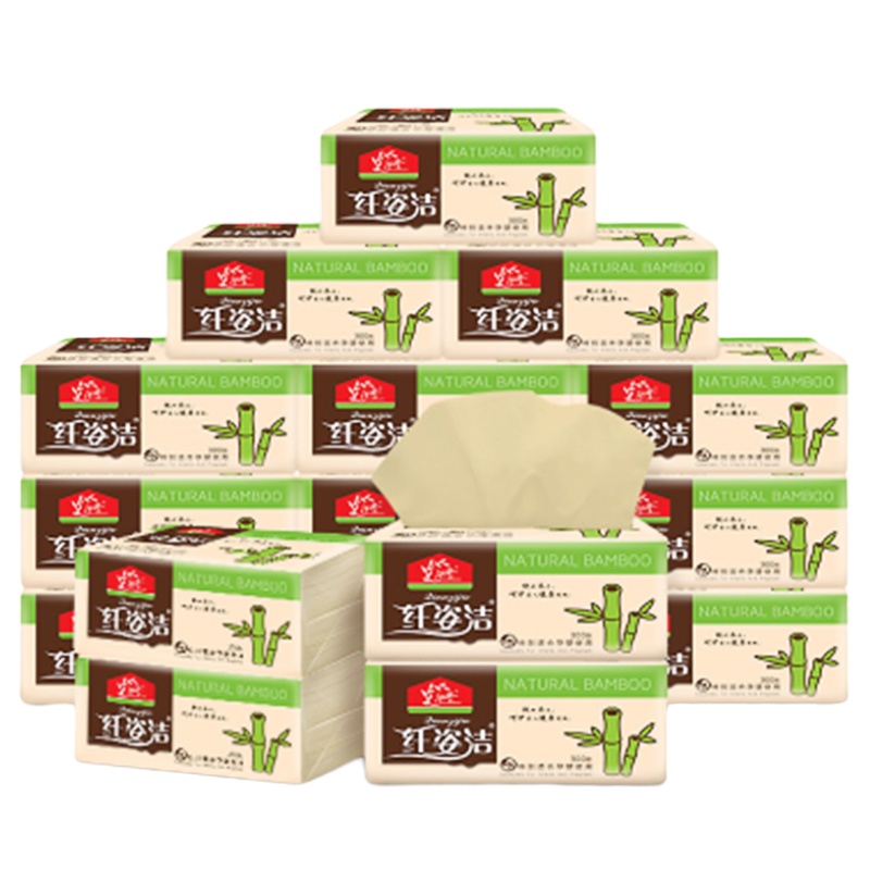 WQMD纤姿洁本色抽纸6包QZJ-3069