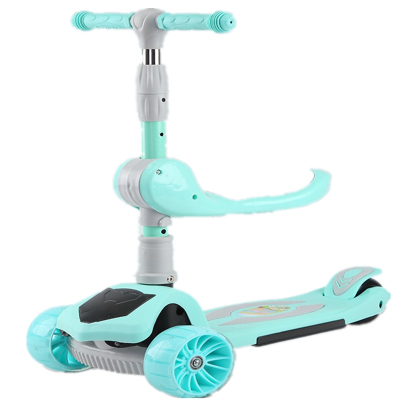 2024款滑板车幼儿童1-3-6-12岁小孩可坐溜溜车三合一单脚宝宝踏板滑滑车漂亮妈妈