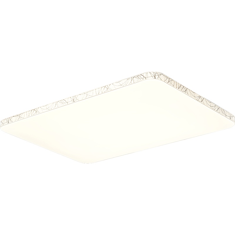 欧普照明(OPPLE)客厅房间LED吸顶灯现代简约大气创意长方形灯饰调光客厅灯 灯具套餐 月朦胧