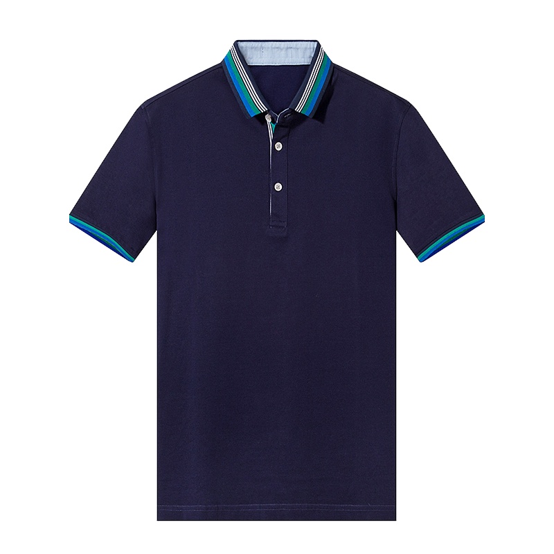 相思鸟新款夏季丝光棉短袖T恤男士翻领纯色保罗男青年POLO衫