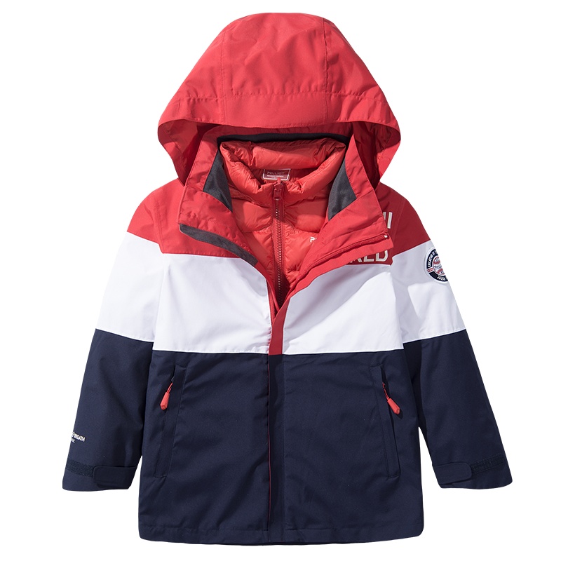 伯希和户外儿童三合一冲锋衣2019新款男童女童防水保暖秋冬季透气耐磨防水防风透气锦纶登山服