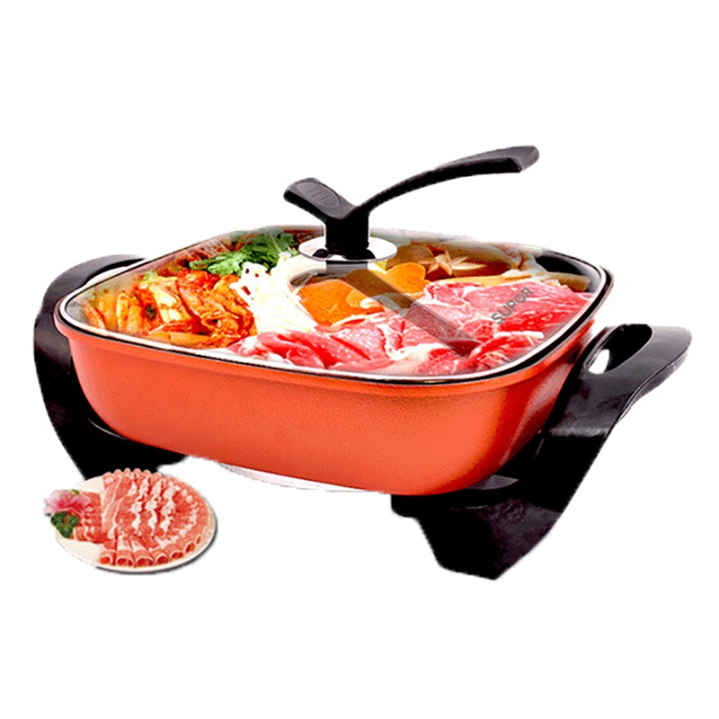 苏泊尔(SUPOR) 电火锅 H30FK802-136 多功能韩式电热锅 家用电火锅 5L大容量多功能锅电煮锅涮锅炖锅